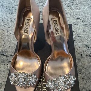 ✨ Badgley Mischka “Giana” D'Orsay Heels – Size 8 – Blush – New in Box ✨